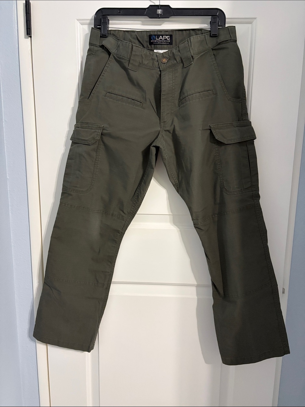 LAPG Battle Rattle Stretch Tactical Pants - Olive Green Mens 30 x 30